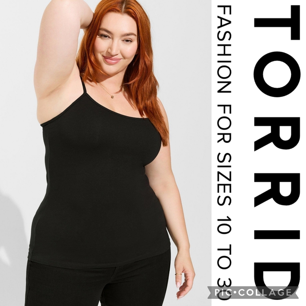 ❌️SOLD❌️ Torrid 1X Foxy Cami — Black